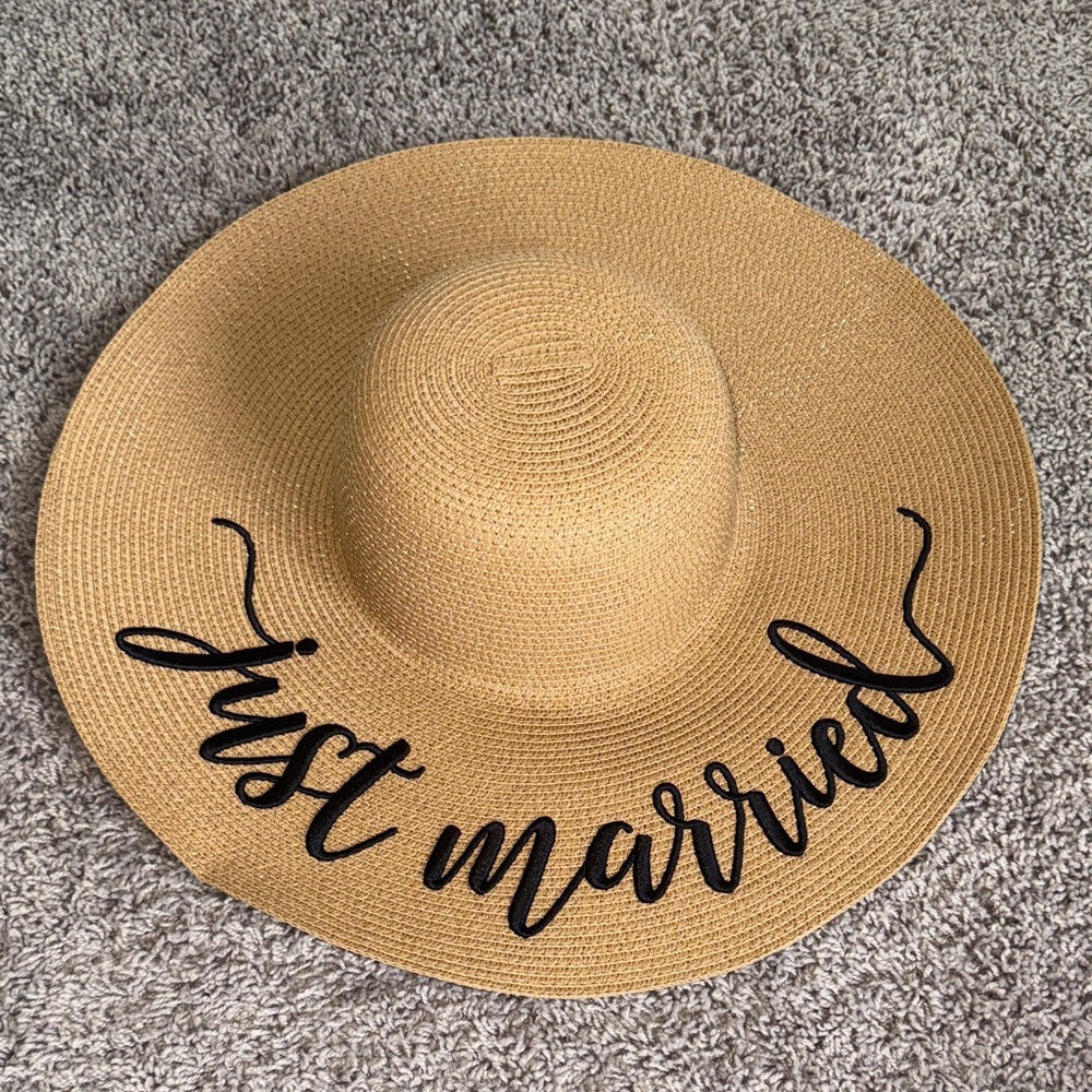 Just Married Sun Hat